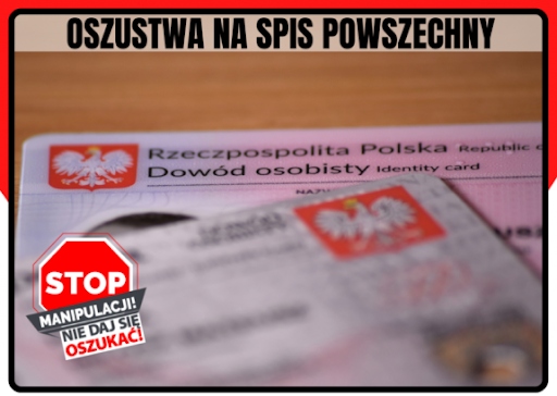 obrazek przedstawia dowód osobisty z napisem STOP manipulacji