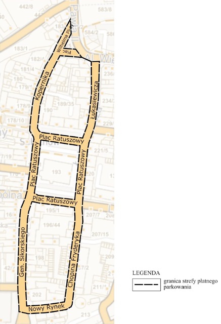 Mapa SPP Sulechów