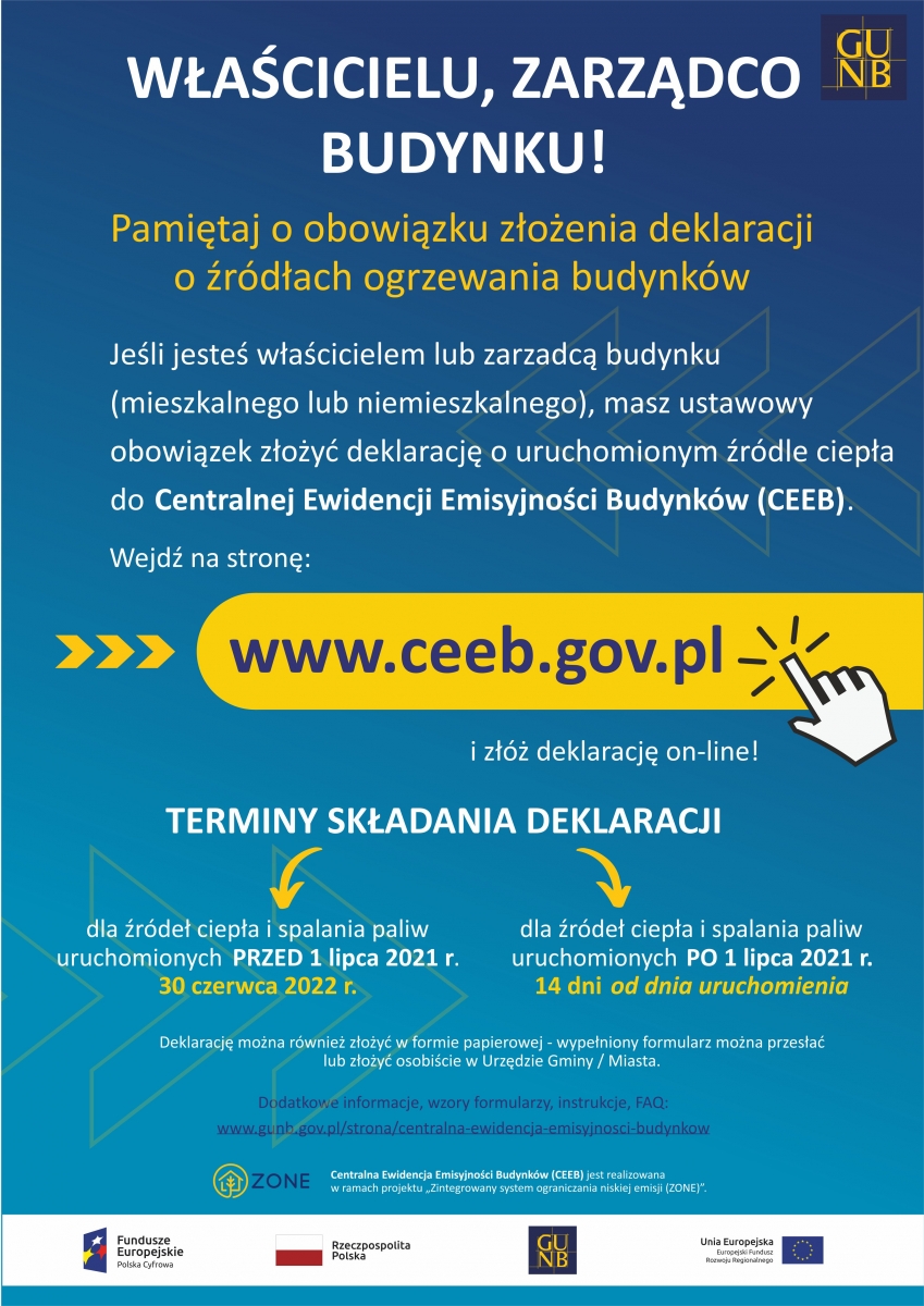 Obowiązek złożenia deklaracji o źródłach ogrzewania budynków