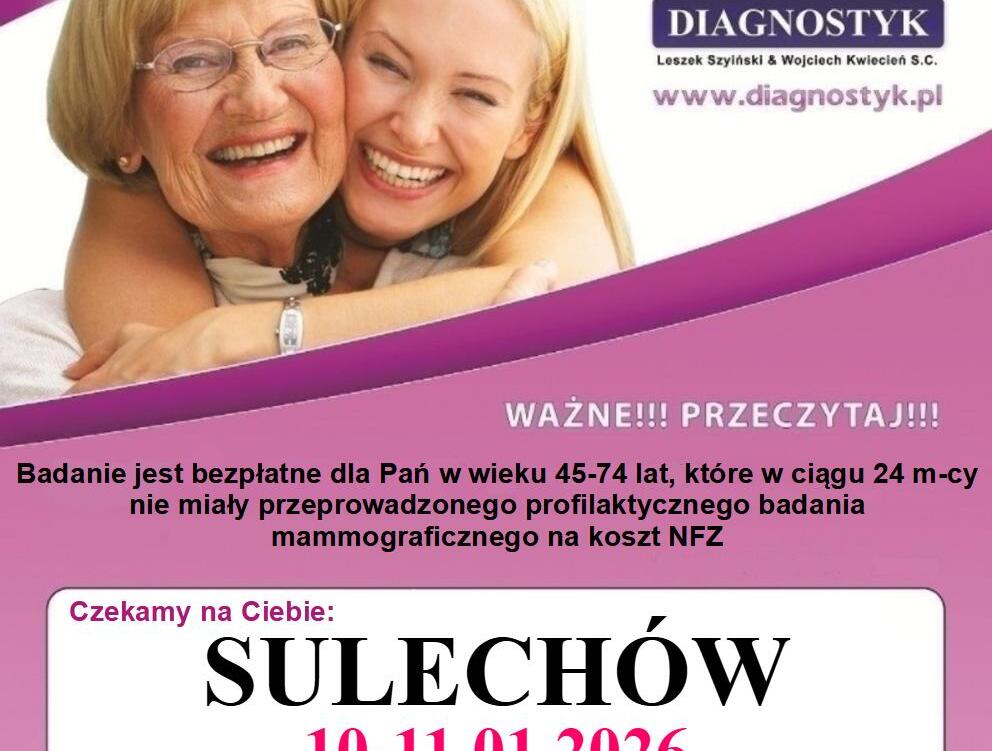 Zdjęcie do Bezpłatne badania mammograficzne