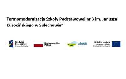 Zdjęcie do Dofinansowanie na termomodernizację Szkoły Podstawowej nr 3 w Sulechowie