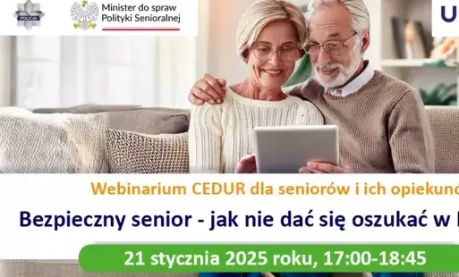 Zdjęcie do Bezpieczny senior - jak nie dać sie oszukać w Internecie